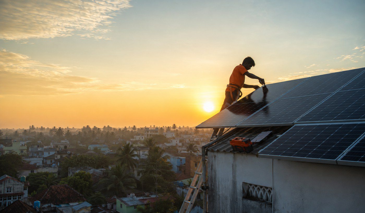 Heliocity installation team on site