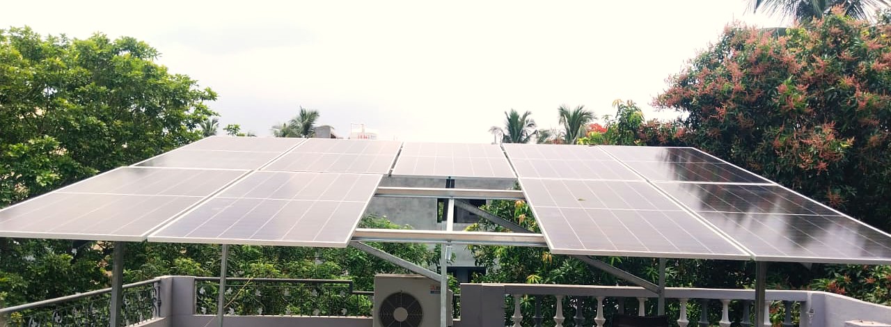 Large-scale solar farm